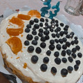 El cooksnap de Citlali Gómez cuando hizo Torta keto de arándanos y mandarina.