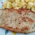 El cooksnap de Sandra cuando hizo Filetes de pechuga de pollo a las finas hierbas empanados.