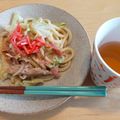 tmgefumi's cooksnap of when they made ☆焼きうどん☆.