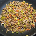 El cooksnap de Sr Rul cuando hizo Carne picada salteada con verduras.