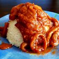 El cooksnap de Miripimer cuando hizo Calamares en salsa americana monsieur cuisine connect.