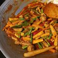 Cooksnap Kimalina semasa beliau membuat Paprik Ayam Ala Thai.