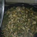 El cooksnap de Cinahy cuando hizo Champiñones al epazote 🍄.