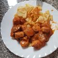 El cooksnap de Diego Mariscal Louvier cuando hizo Solomillo de Pavo a la Cerveza.