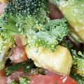 El cooksnap de Mar Molinares cuando hizo Ensalada de Brócoli, Arveja y Aguacate.