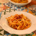 El cooksnap de Irene-Guirao cuando hizo Pasta con calamares y salsa picante.