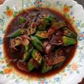 Cooksnap manes semasa beliau membuat Bendi Goreng Sos Tiram.
