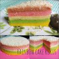 Cooksnap dari Diah Dwi 🍄 untuk resep Rainbow Cake Kukus Ny. Liem (selembut kapas) 😄😄