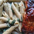 gale.castillo's cooksnap of when they made Bbq jerk salmon over pasta.