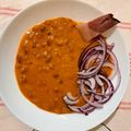 Eszter Pölcmann Cooksnap-ja, amikor elkészítette a(z) Babfőzelék (Tarka babból) - Ori módra receptet.