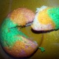 nissynu's cooksnap of when they made Rainbow Tie Dye Cake.