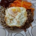 Cooksnap dari Amanda Octavia P untuk resep Bibimbap (Nasi Campur Korea)