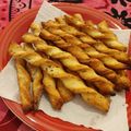 El cooksnap de Chechuy cuando hizo Grisines de queso, sésamo y chía.