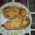 El cooksnap de Ana De Andrés cuando hizo Berenjena rellena de atún.