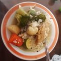 El cooksnap de Esther Soto cuando hizo Caldo de pollo.