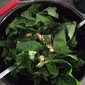 El cooksnap de Maribel Sanchez cuando hizo Ensalada de espinacas con nueces.