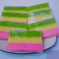 Cooksnap dari ummi hasanah untuk resep Es Gabus Pelangi / Es Wadai / Es Roti / Es Kue