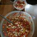 El cooksnap de MaJu Saavedra Rivadeneira cuando hizo Salsa criolla.