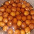 Rachana Gopireddy's cooksnap of when they made Soft and Juicy Gulab jamuns.