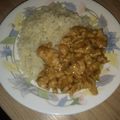 El cooksnap de Alba cuando hizo Pollo al curry.