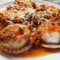 El cooksnap de Roteim cuando hizo Sorrentinos de jamón, queso y ricota.