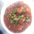 pawan81084's cooksnap of when they made Gobi (Cauliflower) Manchurian - Indian Chinese.