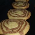 El cooksnap de Gabriela Pino cuando hizo Galletitas de manteca de vainilla y chocolate (tipo espiral).