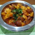 Cooksnap de Andrea Villela quando cozinhou Batata com calabresa na pressão.