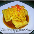 Cooksnap dari Melanie untuk resep Tahu Goreng Siram Sambal Mangga