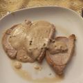 El cooksnap de Almudena Collado cuando hizo Lomo en salsa de pimienta negra.