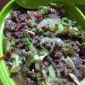 Cooksnap dari Uwie untuk resep Ca Brokoli Daging Cincang Saus Tiram