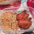 El cooksnap de Yarieliz Pérez cuando hizo Arroz chino y pollo naranja.