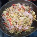 El cooksnap de Gustavo Antonio Rodríguez cuando hizo Revuelto gramajo como me lo enseñó mi mamá.