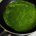 El cooksnap de Dagoberto cuando hizo Panqueques de Espinaca y avena.