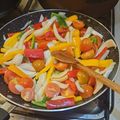 El cooksnap de Gennere Ovando cuando hizo Pasta a la pimentona.