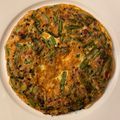 El cooksnap de Ernesto cuando hizo Tortilla de judias verdes con jamón iberico.