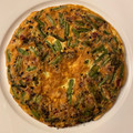 El cooksnap de Ernesto cuando hizo Tortilla de judias verdes con jamón iberico.