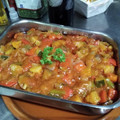 El cooksnap de Klaus Pogontke cuando hizo Pisto Casero.