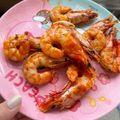 Tiffannnny 的 氣炸鍋烤蜂蜜蔥香蒜牛油蝦 cooksnap