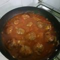 El cooksnap de Juan Sosa cuando hizo Mini albóndigas.