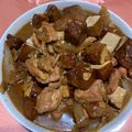 水晶姊姊 的 豆干燒雞腿 cooksnap