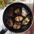 Cooksnap Salina Jalaludin semasa beliau membuat Ikan Aya (Tongkol) Rebus/Kukus.