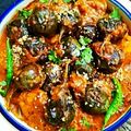 Sudha Agrawal का कुकस्नैप जब उन्होंने हैदराबादी बघारा बैंगन (Hyderabadi Bagara Baigan Recipe In Hindi) बनाया था।