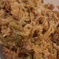El cooksnap de Montse Puig cuando hizo Repollo con picadillo de chorizo.