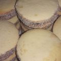 El cooksnap de Angela Lara cuando hizo Alfajores riquísimos.