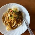 Cooksnap dari Dani SAPTARI untuk resep Mie Lendir aka Mie Kuning Kuah Kacang khas Kepri