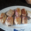 El cooksnap de David Barrio cuando hizo Pechuga de pollo rellena, asada al horno.