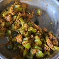 Steffi Dias's cooksnap of when they made Besan capsicum sabji.