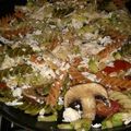 El cooksnap de Karina Medina cuando hizo Pasta pollo primavera.