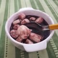 El cooksnap de Leandro Celani cuando hizo Bananas al vino tinto.